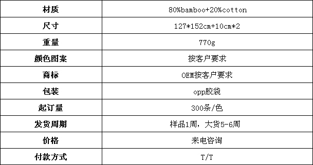 休閑毯 沙發(fā)毯 竹纖維毯