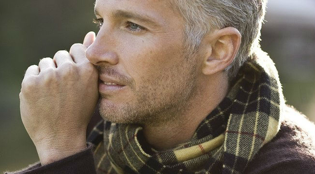 男士羊絨圍巾